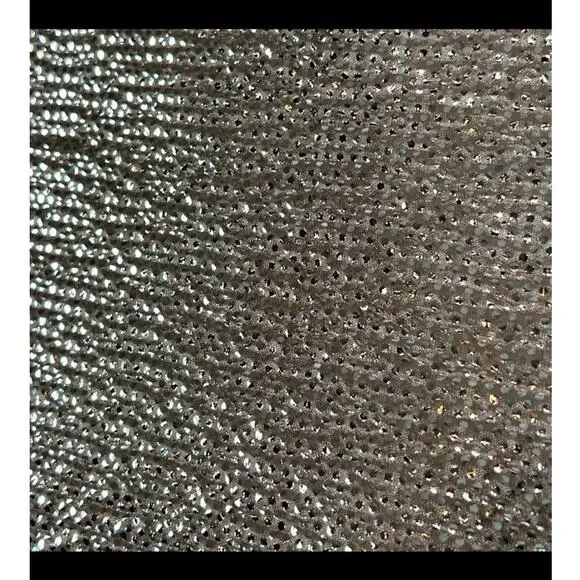 Monteau Champagne Metallic Textured Short Sleeve Top Size Small NWT - Picture 8 of 15